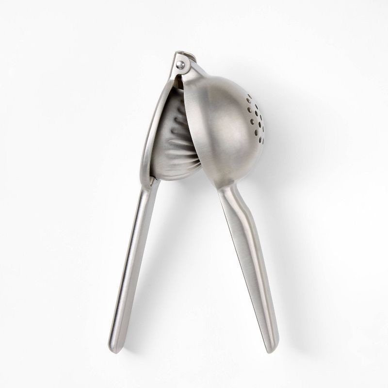 slide 1 of 3, Stainless Steel Lemon Squeezer - Figmint™, 1 ct