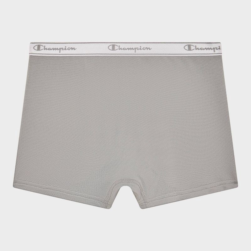 slide 3 of 4, Champion Girls' 5pk Soft Stretch Authentic Originals Boyshort Underwear - L, 5 ct