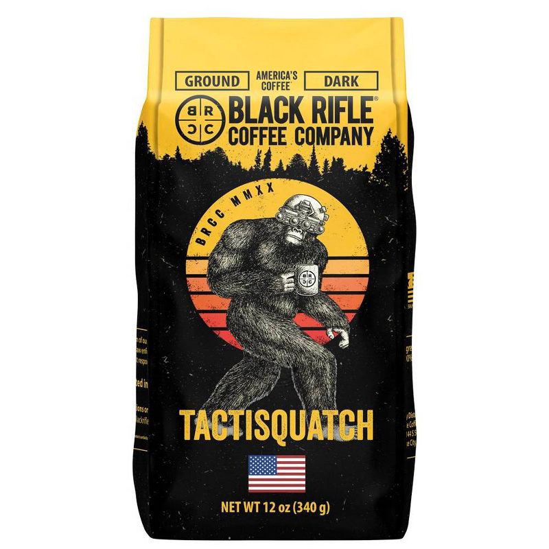 slide 1 of 5, Black Rifle Coffee Company Tactisquatch Dark Roast Ground Coffee - 12oz, 12 oz