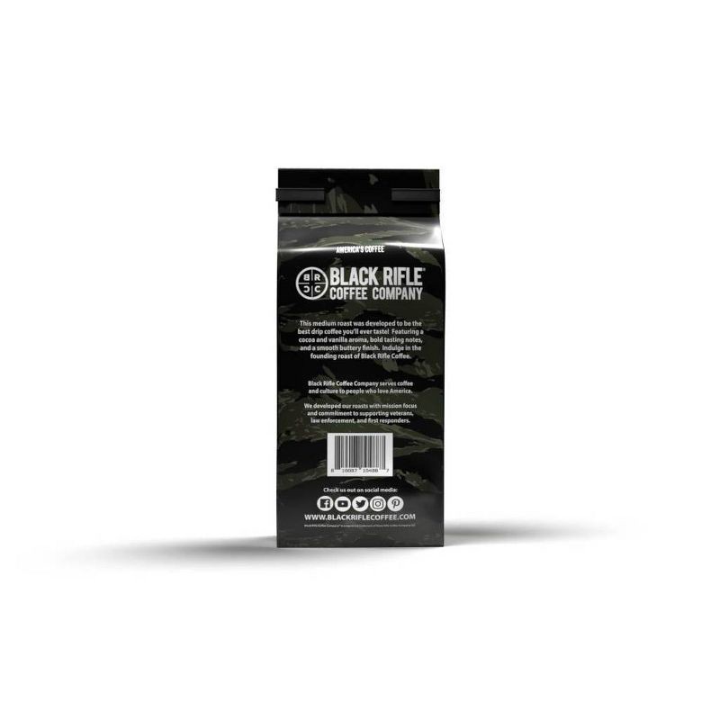slide 2 of 6, Black Rifle Coffee Company Just Black Medium Roast Ground Coffee - 12oz, 12 oz