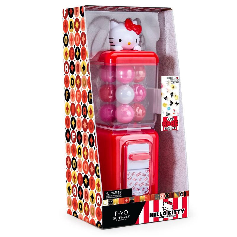 slide 7 of 8, FAO Schwarz Sanrio Toy Vending Machine Throwback Play Market Stand - 13pk, 13 ct
