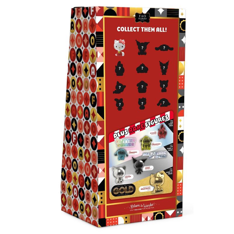 slide 8 of 8, FAO Schwarz Sanrio Toy Vending Machine Throwback Play Market Stand - 13pk, 13 ct