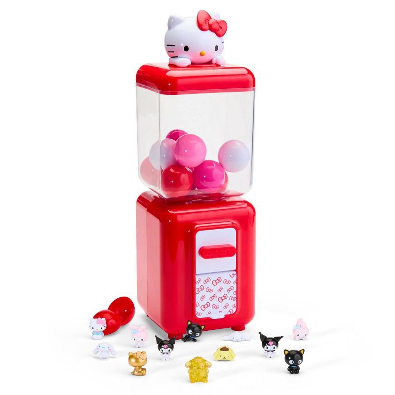 slide 1 of 8, FAO Schwarz Sanrio Toy Vending Machine Throwback Play Market Stand - 13pk, 13 ct