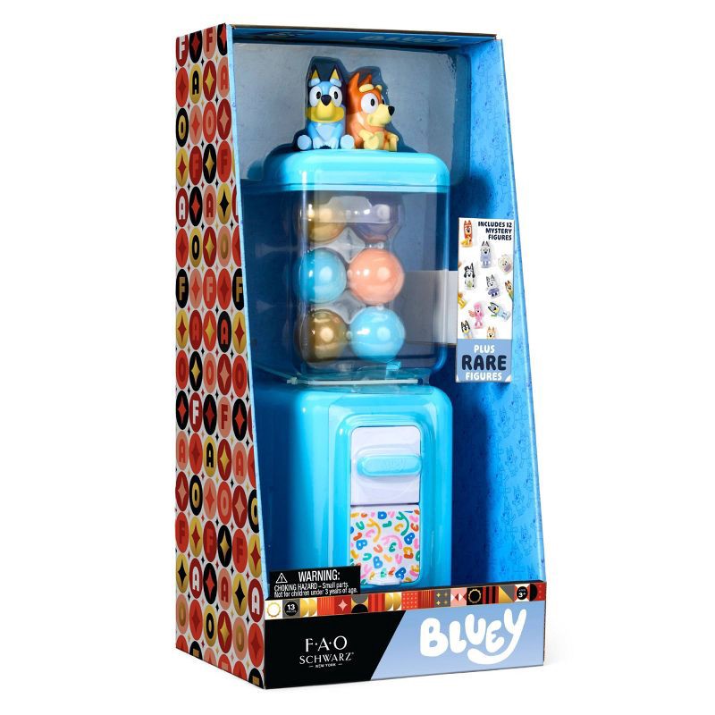 slide 7 of 8, FAO Schwarz Bluey Toy Vending Machine, 13 ct