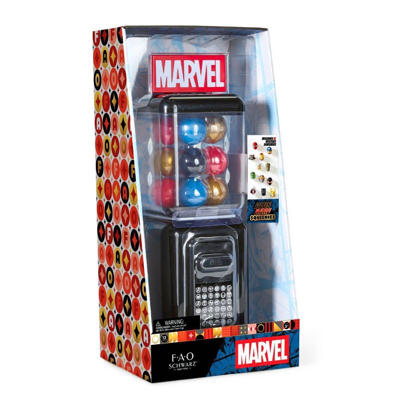 slide 6 of 7, FAO Schwarz Marvel Toy Vending Machine, 13 ct