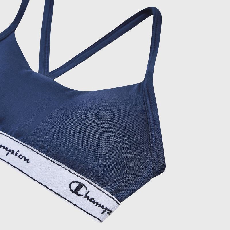slide 3 of 3, Champion Girls' Authentic Originals Bralette - Navy Blue XL, 1 ct