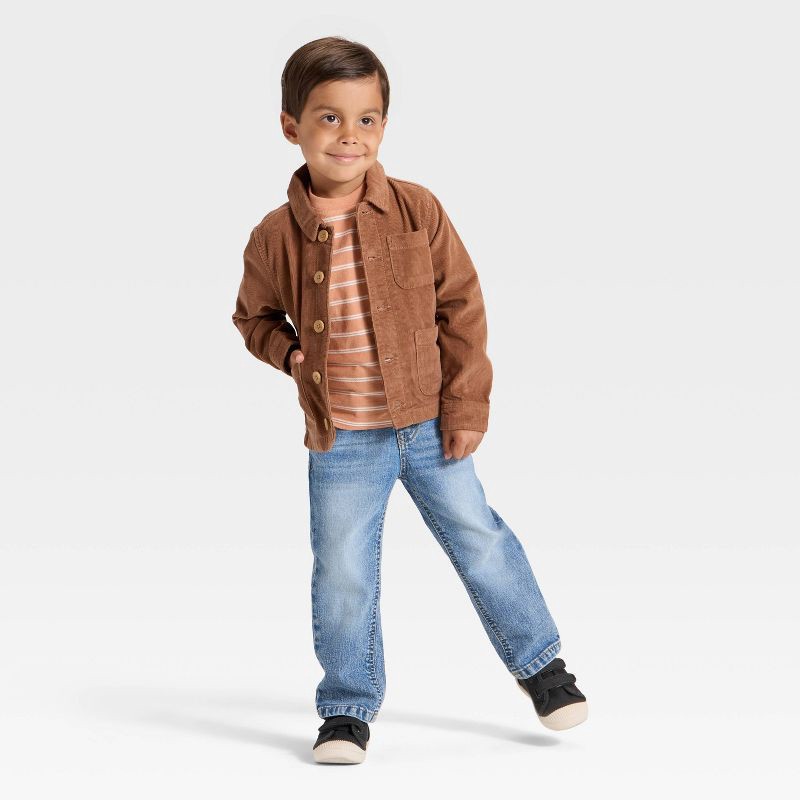 slide 2 of 4, OshKosh B'gosh Toddler Boys' Corduroy Jacket - Brown 3T, 1 ct