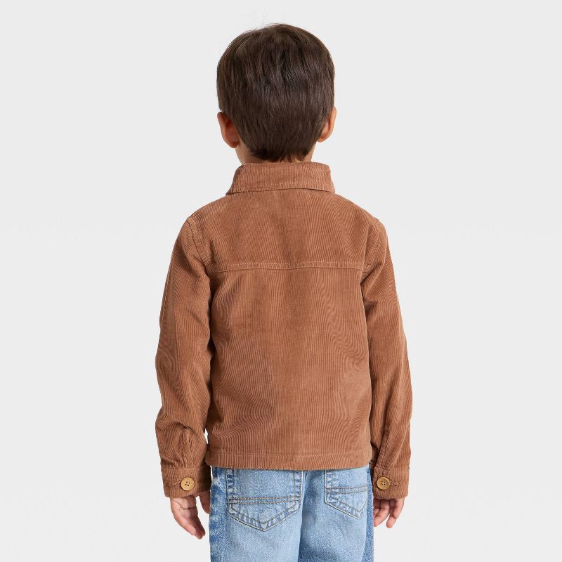 slide 2 of 4, OshKosh B'gosh Toddler Boys' Corduroy Jacket - Brown 5T, 1 ct