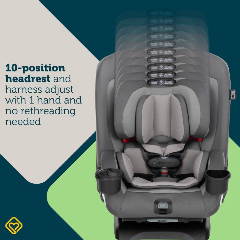 slide 13 of 31, Safety 1st EverSlim All-in-One Convertible Car Seat - Mountain Air, 1 ct