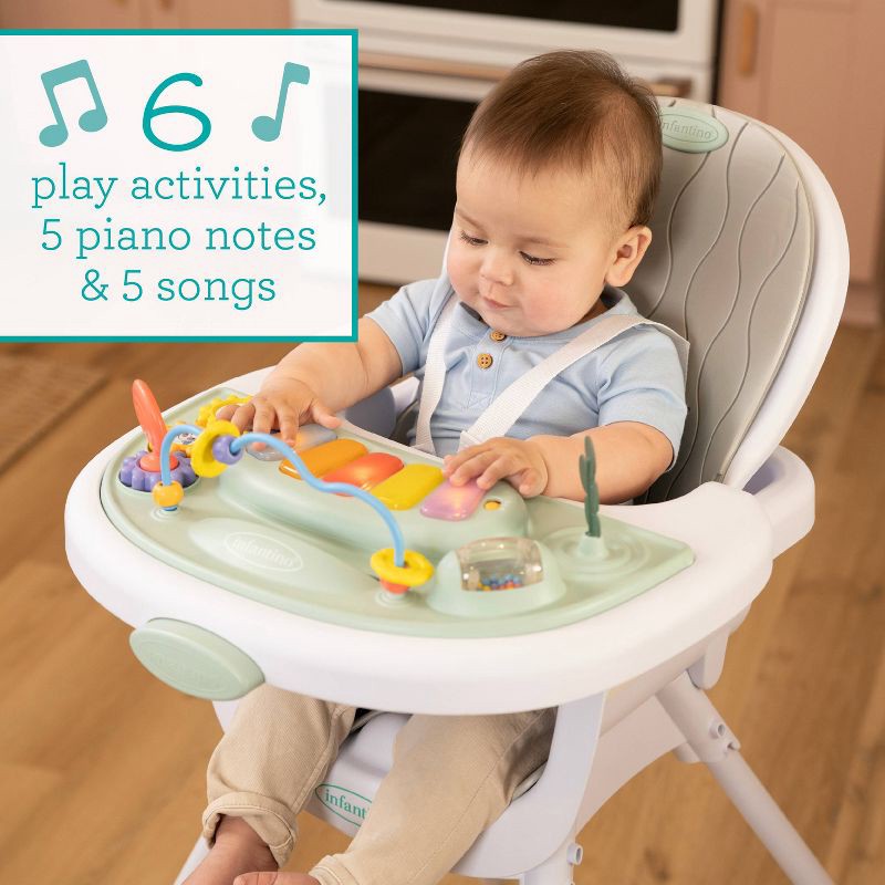 slide 3 of 22, Infantino Music and Lights 8-in-1 Convertible High Chair, 1 ct