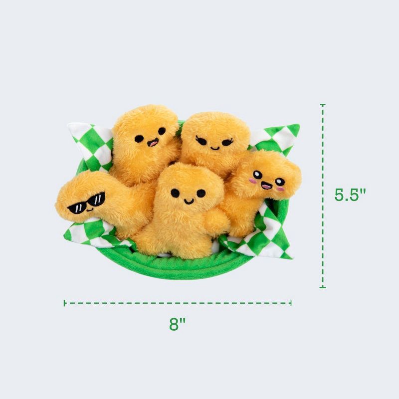 slide 8 of 9, What Do You Meme? Emotional Support Dino Nuggies Stuffed Animal, 1 ct