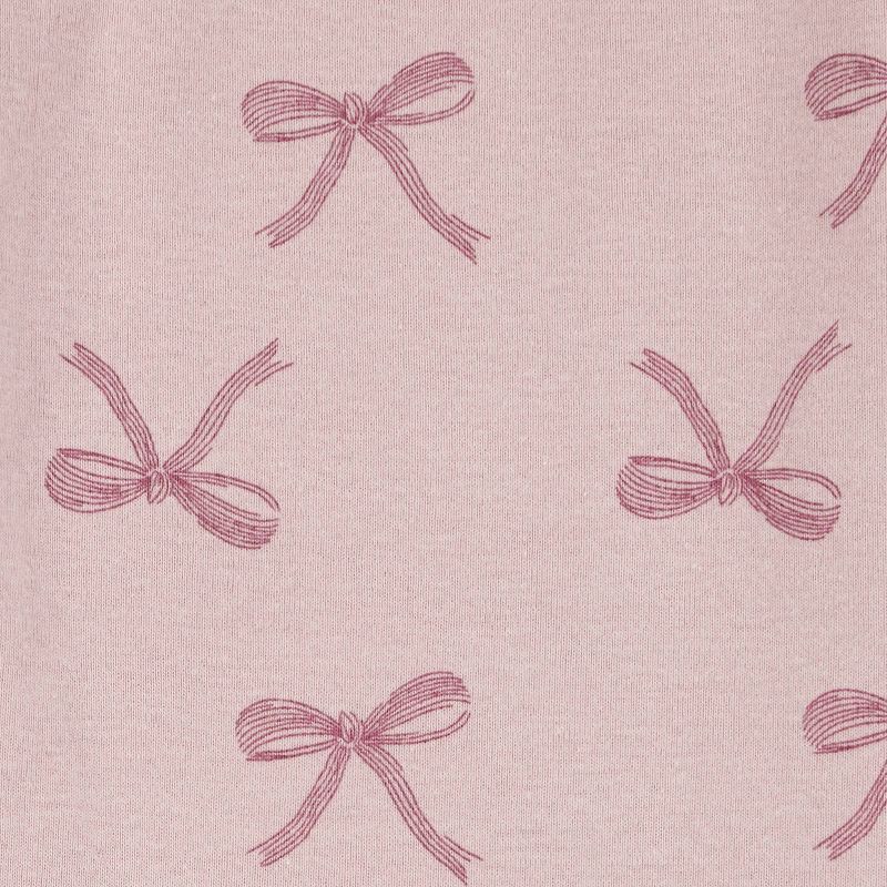 slide 7 of 10, Carter's Just One You® Baby Girls' Bows Long Sleeve Bodysuit - Burgundy Newborn, 1 ct