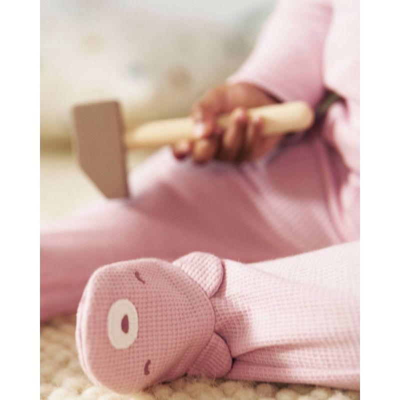 slide 3 of 10, Carter's Just One You® Baby Girls' Bows Long Sleeve Bodysuit - Burgundy 18M, 1 ct