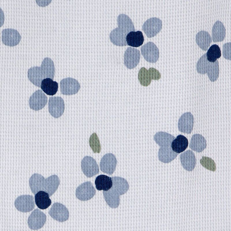 slide 3 of 5, Carter's Just One You® Baby Girls' 3pk Floral Long Sleeve Bodysuit - Blue Newborn, 3 ct