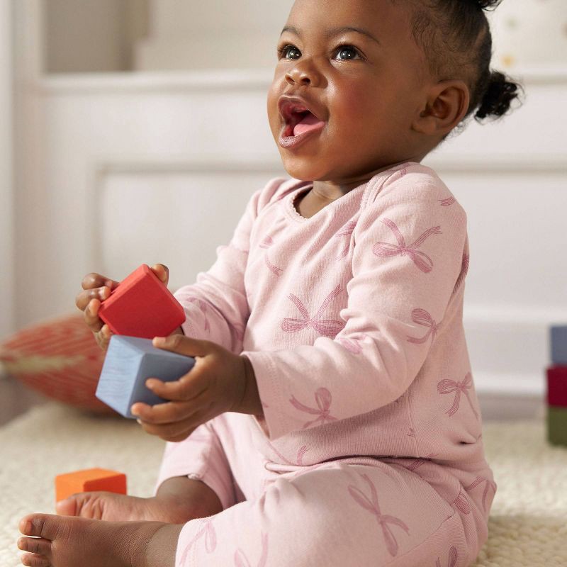 slide 5 of 8, Carter's Just One You® Baby Girls' 2pk Ruffle Pants - Burgundy 18M, 2 ct