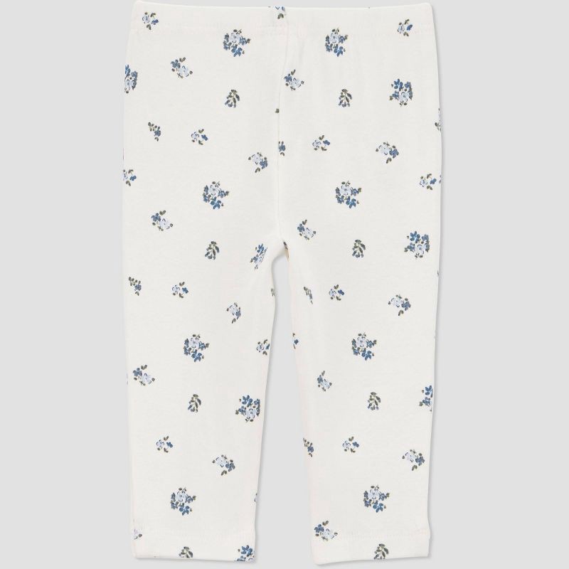 slide 2 of 6, Carter's Just One You® Baby Girls' 2pk Floral Ruffle Pants - Blue 6M, 2 ct