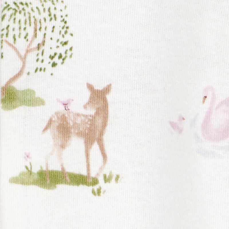 slide 3 of 4, Carter's Just One You® Baby Girls' 2pk Forest Sleep N' Play - Purple Newborn, 2 ct