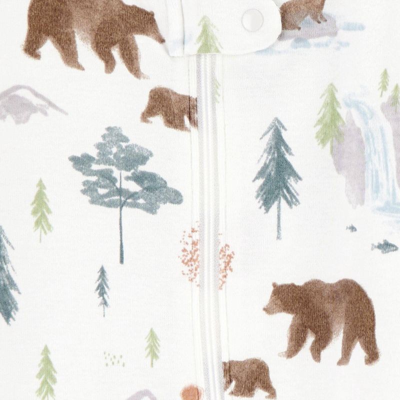 slide 2 of 4, Carter's Just One You® Baby Boys' 2pk Forest/Striped Sleep N' Play - Blue Newborn, 2 ct