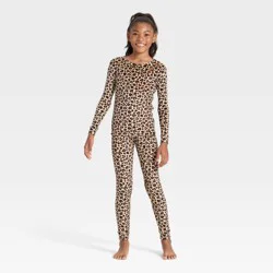 Kids' Long Sleeve Snuggly Soft Pajama Set - Cat & Jack™ Beige 10