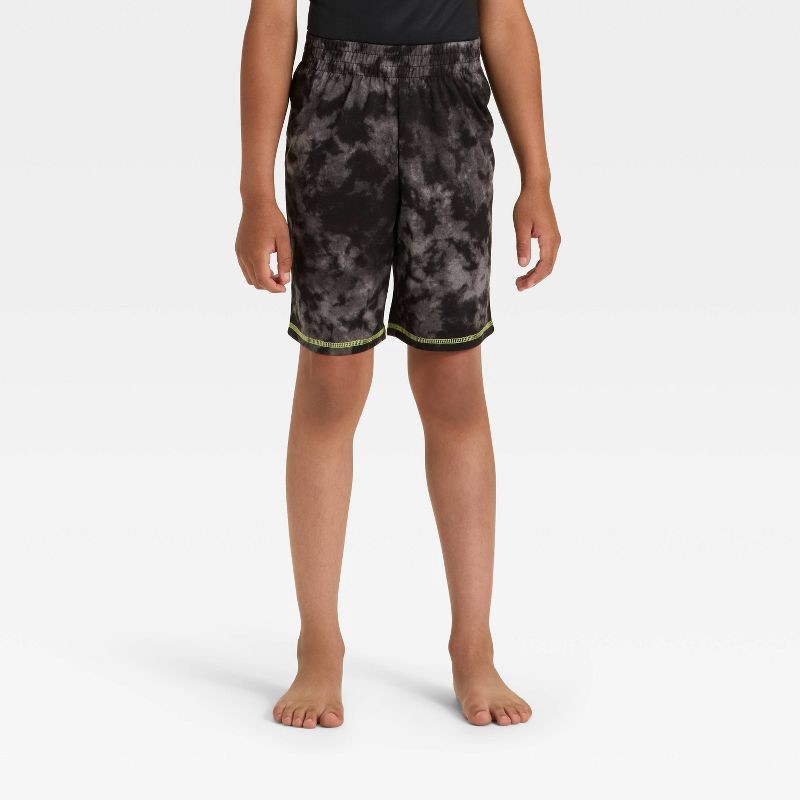 slide 4 of 4, Boys' 2pc Short Sleeve Halloween Pajama Set - Cat & Jack™ Black S, 2 ct