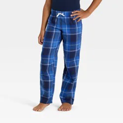 Boys' Plaid Pajama Pants - Cat & Jack™ Blue M