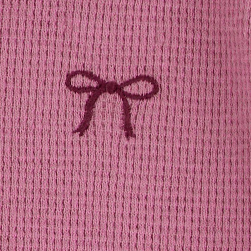 slide 3 of 4, Carter's Just One You® Baby Girls' 3pc Bow Top & Bottom Set - Burgundy Newborn, 3 ct