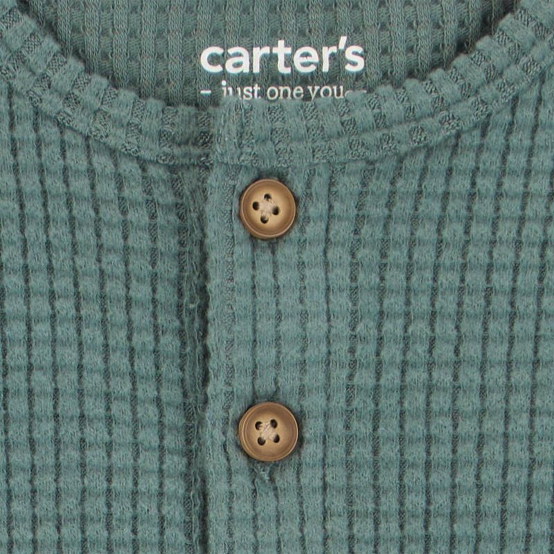 slide 3 of 4, Carter's Just One You® Baby Boys' 2pc Texture Top & Bottom Set - Green 9M, 2 ct
