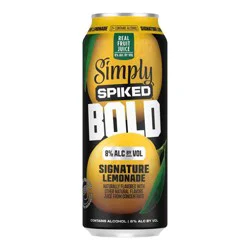Simply Spiked Bold Lemonade Flavored Beverages - 24 fl oz Can