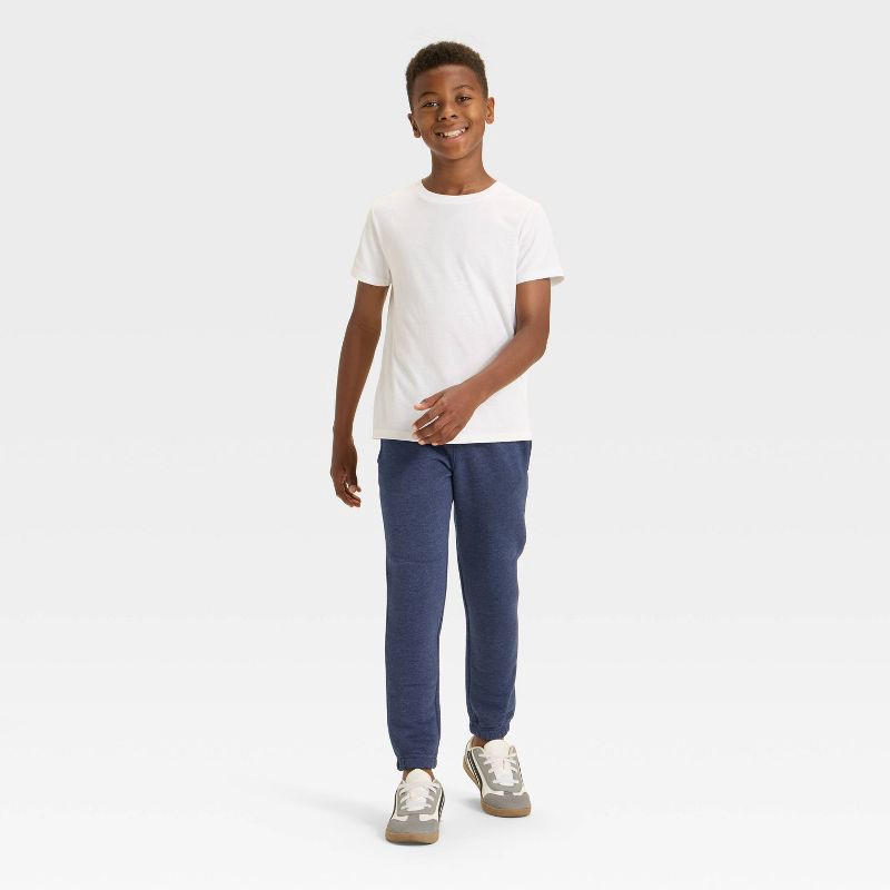 slide 3 of 3, Boys' Pull-On Fleece Sweatpants - Cat & Jack™ Navy Blue XL, 1 ct