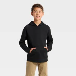 Boys' Fleece Hoodie Sweatshirt - Cat & Jack™ Black XS