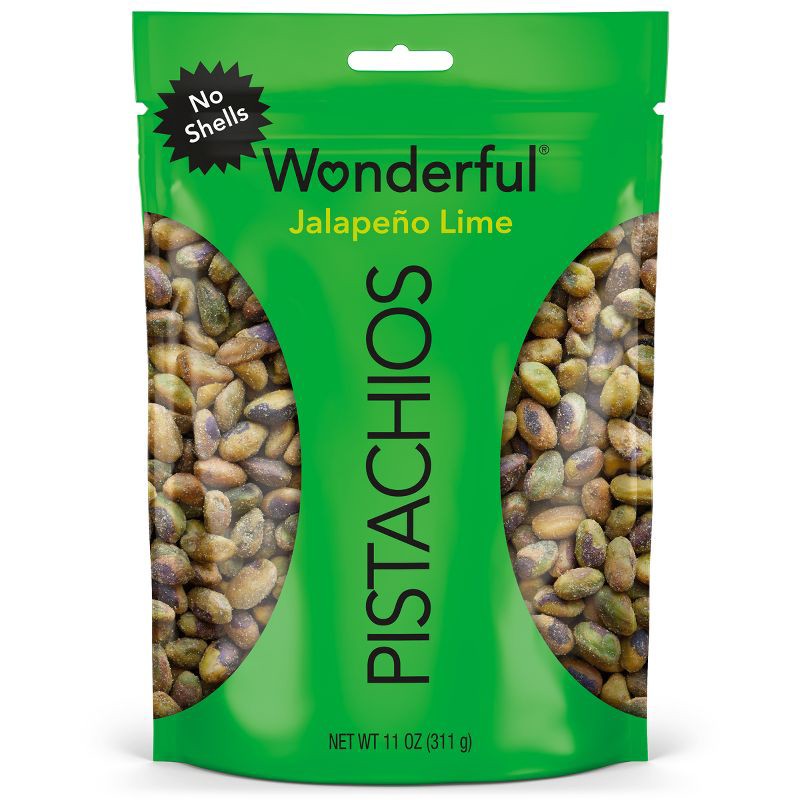 slide 1 of 9, Wonderful Pistachios No Shell Jalapeno Lime - 11oz, 11 oz