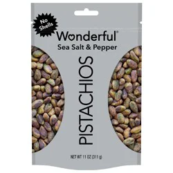 Wonderful Pistachios No Shell Sea Salt & Pepper - 11oz