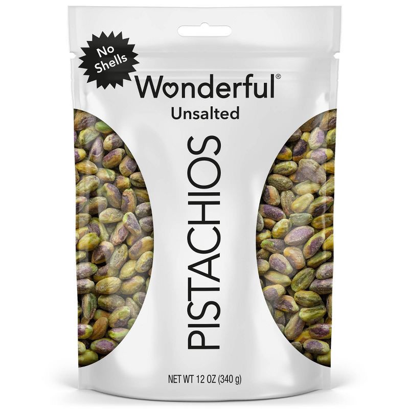 slide 1 of 9, Wonderful No Shell Pistachios Unsalted - 12oz, 12 oz
