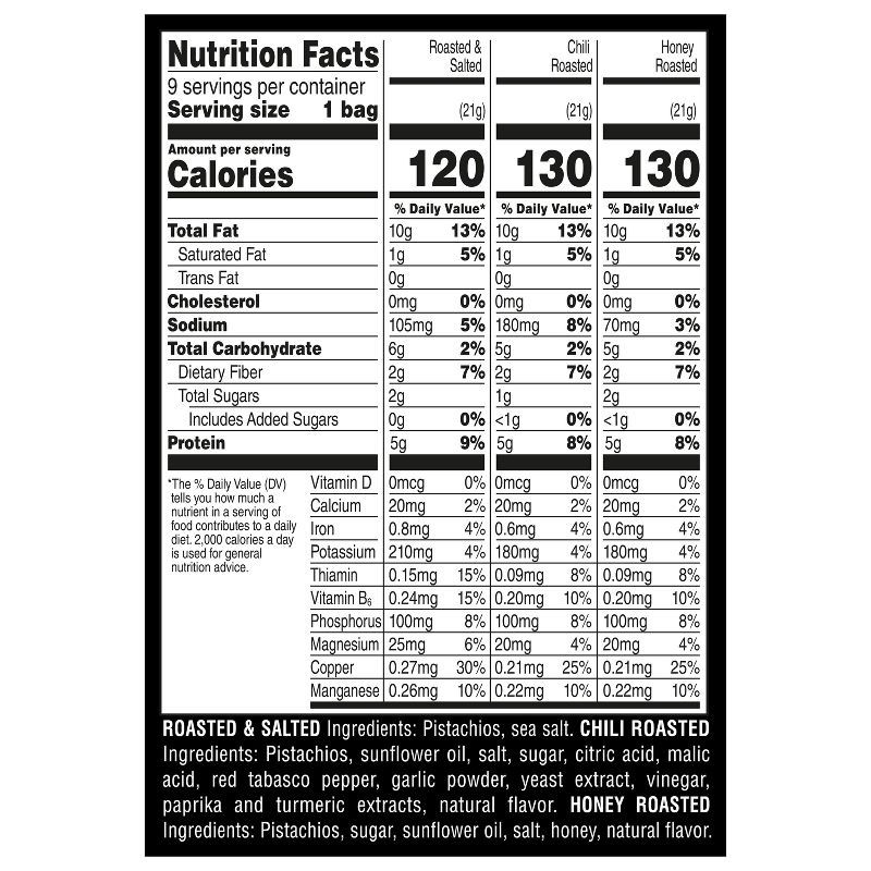 slide 6 of 6, Wonderful Pistachios No Shell Variety Multipack - 0.75oz/9ct, 9 ct; 0.75 oz