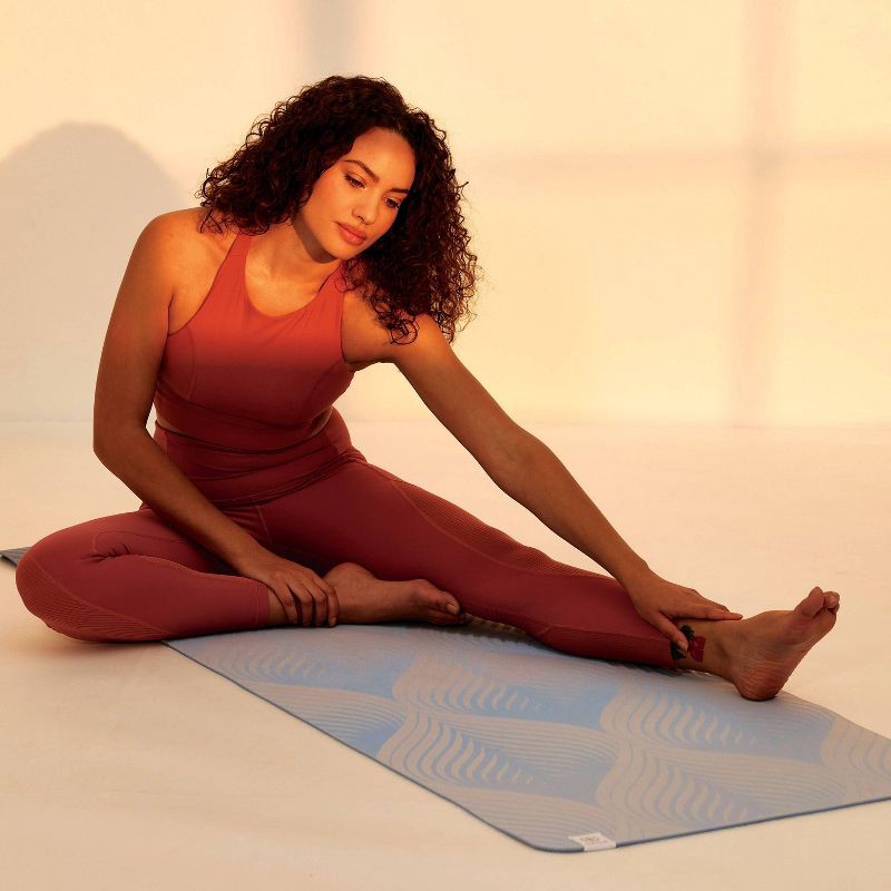 slide 5 of 5, Gaiam Studio Select Studio Flow Yoga Mat - Blue - (6mm), 1 ct