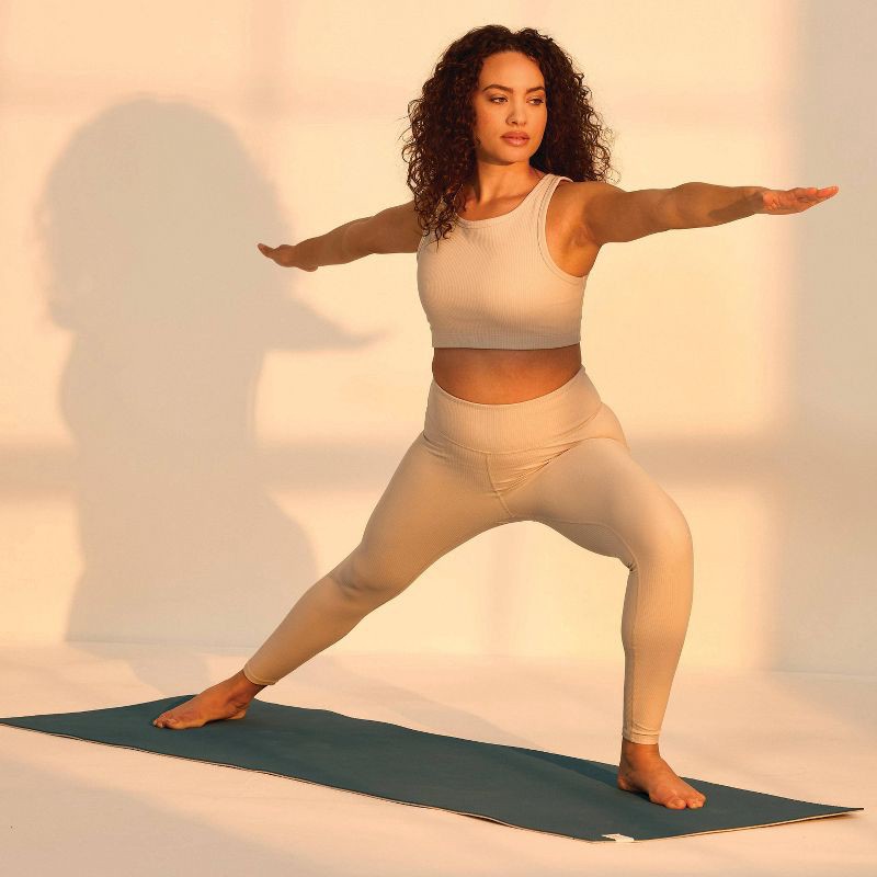 slide 8 of 8, Gaiam Studio Select 90% Recycled Hybrid Yoga Mat - Green - (5mm), 1 ct