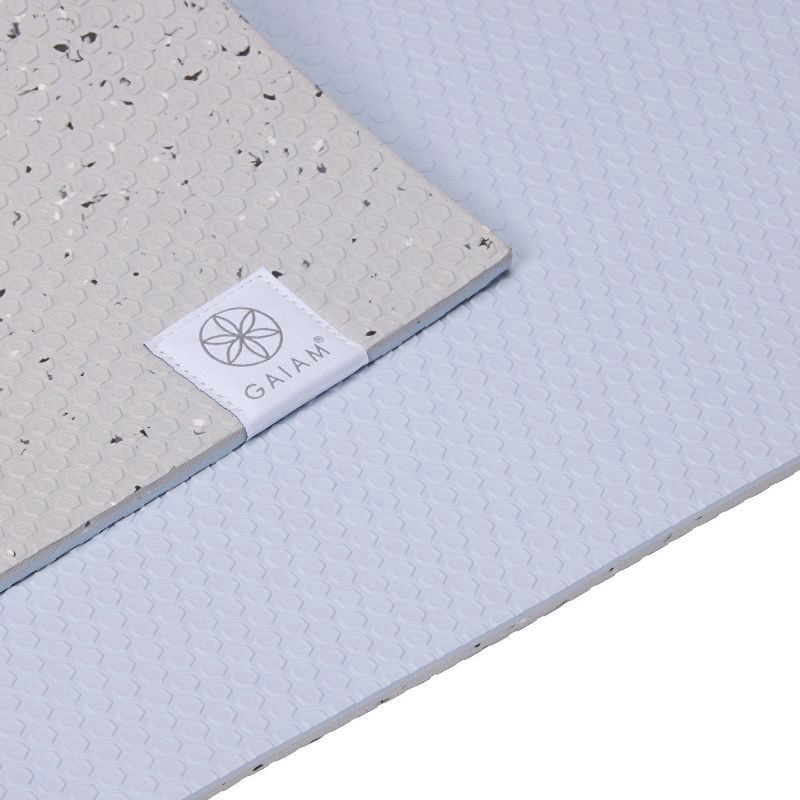 slide 7 of 8, Gaiam Studio Select 90% Recycled Hybrid Yoga Mat - Blue - (5mm), 1 ct