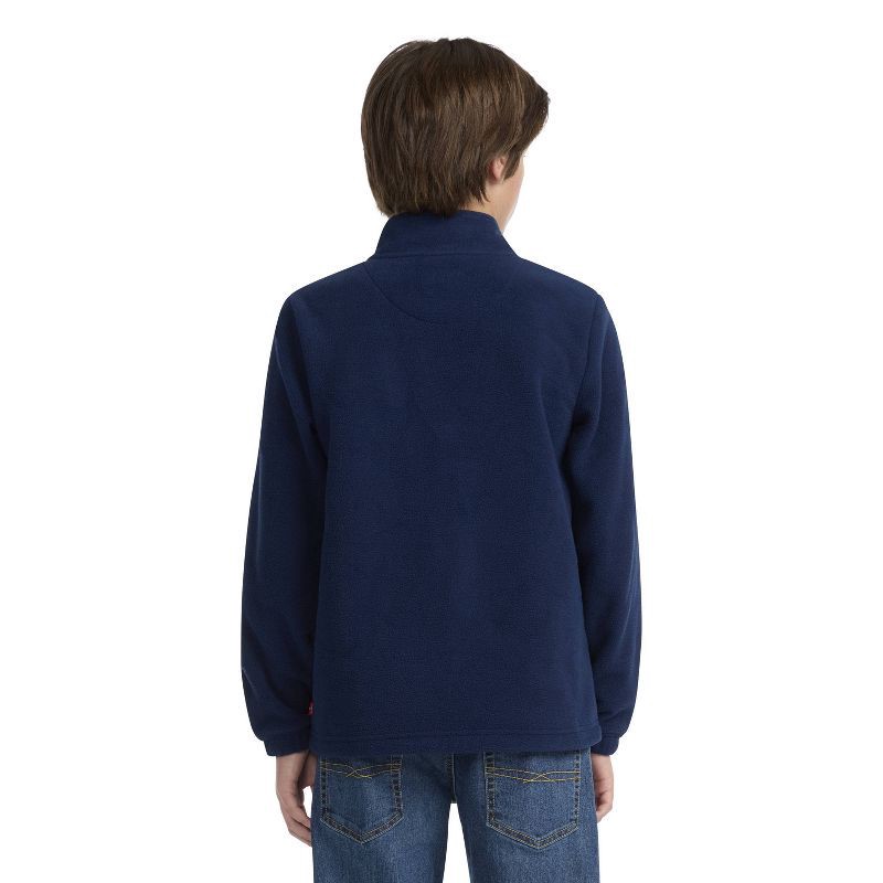 slide 3 of 5, Levi's® Boys' Polar Fleece Quarter-Zip Pull-Over - Navy Blue XS, 1 ct