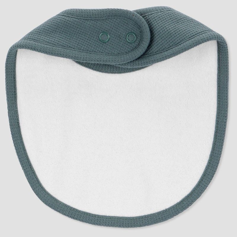slide 3 of 4, Carter's Just One You® Baby Boys' 3pk Bibs - Navy Gray/Green, 3 ct