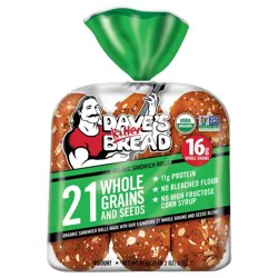 Dave's Killer Bread 21 Whole Grains and Seeds Sandwich Rolls - 18oz
