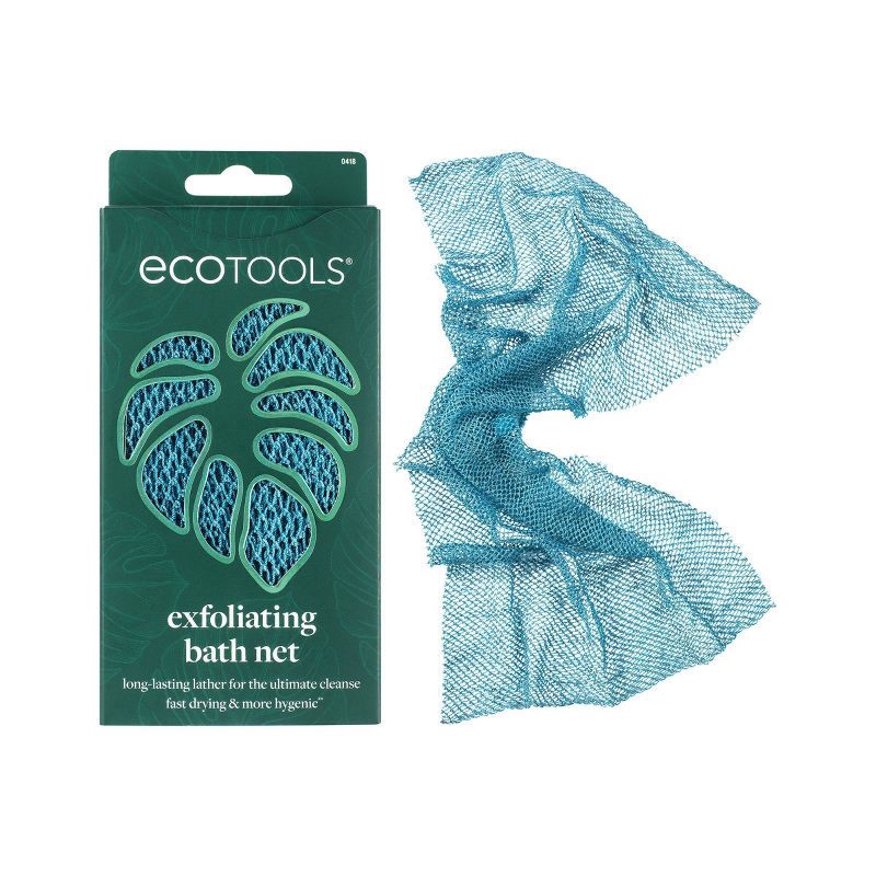 slide 1 of 7, EcoTools Exfoliating Bath Net Sponge, 1 ct