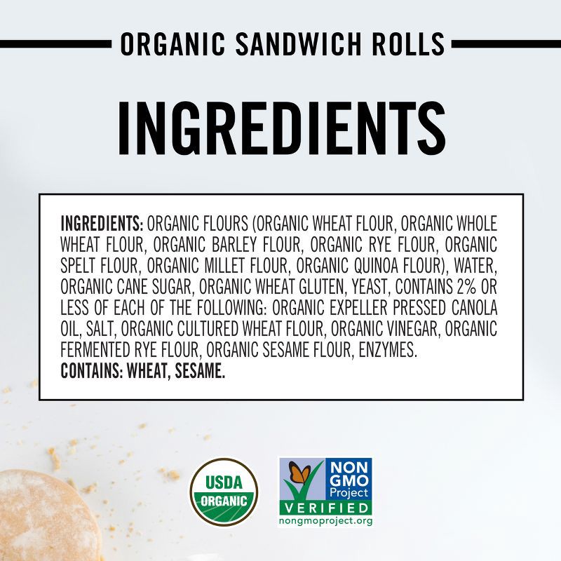 slide 4 of 8, Dave's Killer Bread Sandwich Rolls Done Right - 18oz, 18 oz