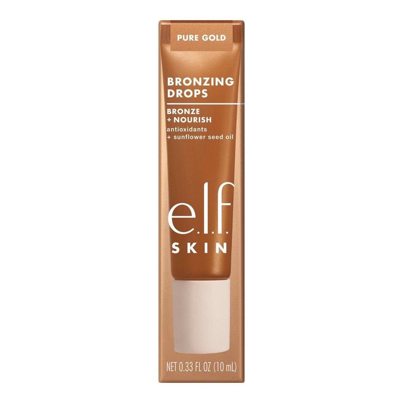 slide 12 of 13, e.l.f. SKIN Bronzing Drops Mini - 0.33 fl oz, 0.33 fl oz
