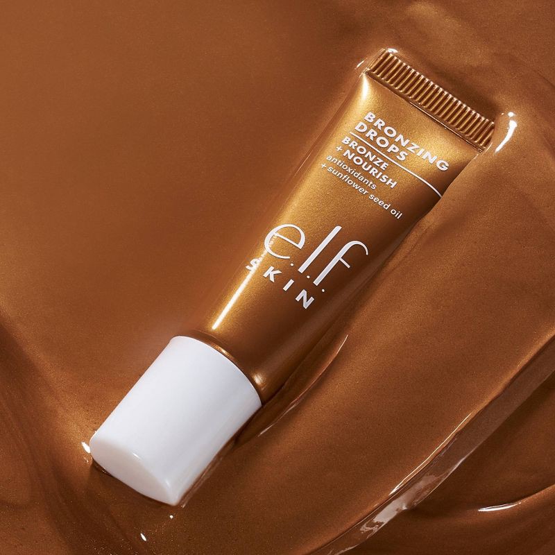 slide 10 of 13, e.l.f. SKIN Bronzing Drops Mini - 0.33 fl oz, 0.33 fl oz