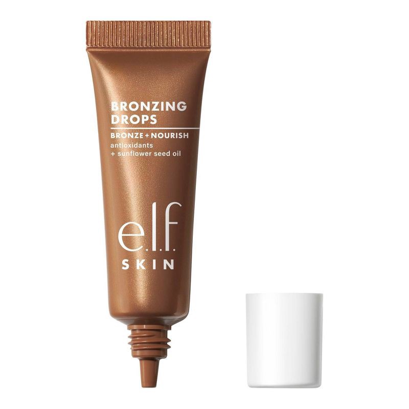 slide 11 of 13, e.l.f. SKIN Bronzing Drops Mini - 0.33 fl oz, 0.33 fl oz