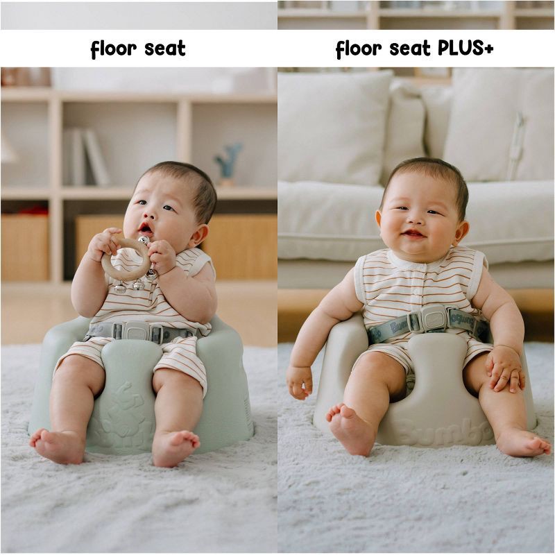slide 9 of 17, Bumbo Floor Seat PLUS+ Floor Seat with Tray - Taupe, 1 ct
