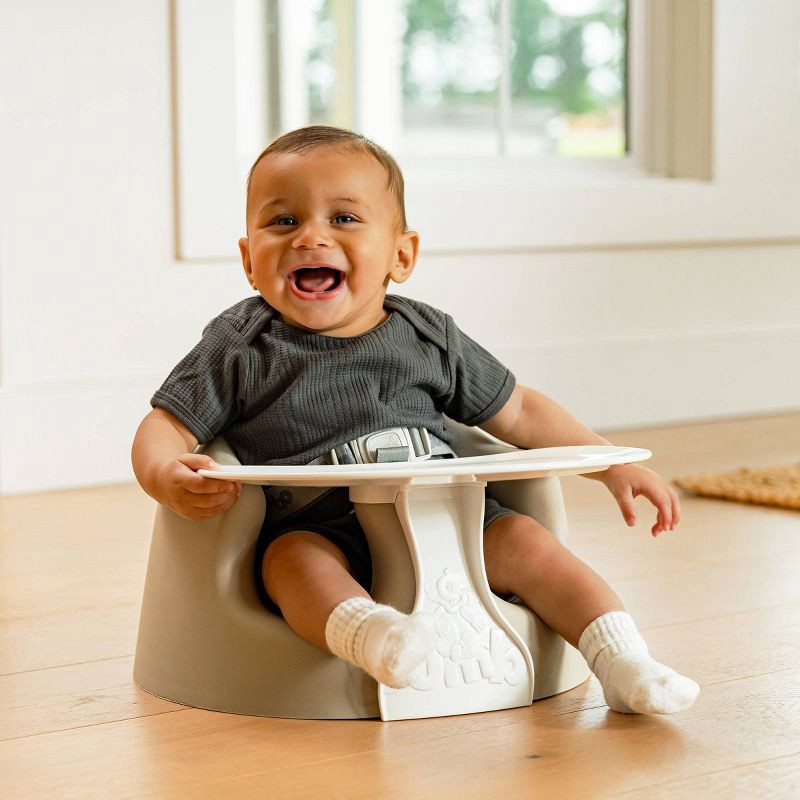 slide 10 of 17, Bumbo Floor Seat PLUS+ Floor Seat with Tray - Taupe, 1 ct