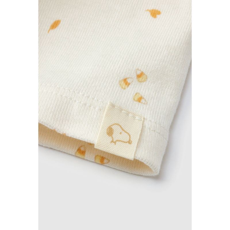 slide 7 of 12, Baby 2pc Little Snoopy Halloween Long Sleeve Bodysuit & Bottom Set - White 6-9M, 2 ct