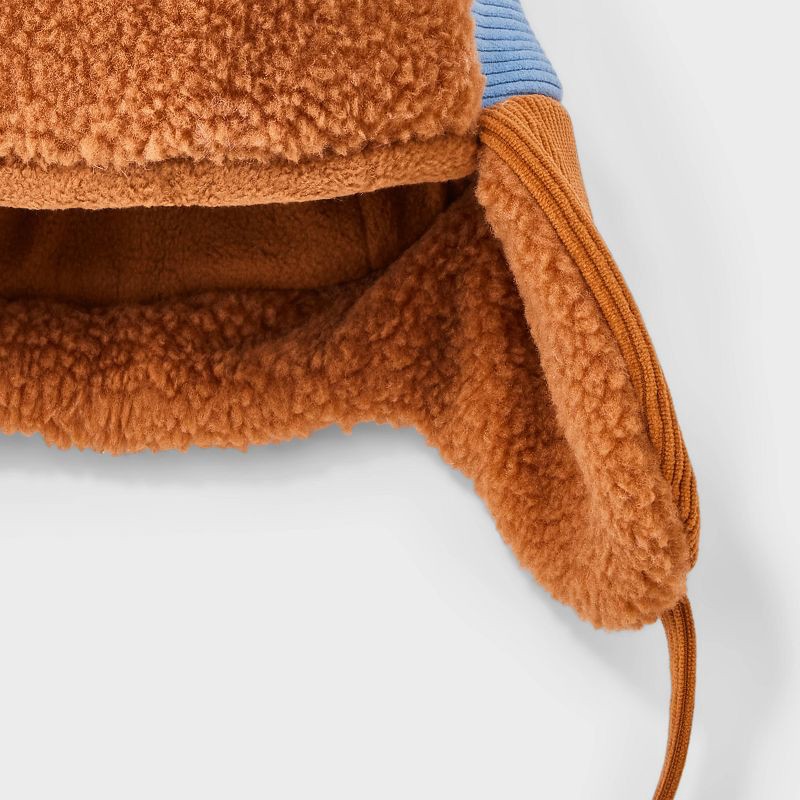 slide 3 of 3, Toddler Boys' Colorblock Corduroy Trapper Hat - Cat & Jack™ 12-24M, 1 ct