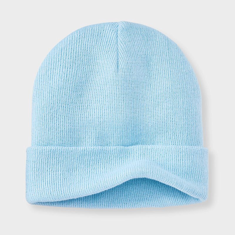 slide 2 of 3, Toddler Value Beanie - Cat & Jack™ Clean Blue 12-24M, 1 ct